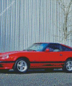 Red Nissan 280 Diamond Painting