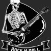 Rock And Roll Skeleton Poster Diamond Painting