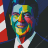 Ronald Reagan Diamond Painting