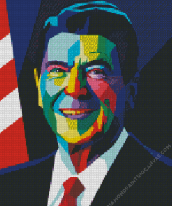 Ronald Reagan Diamond Painting