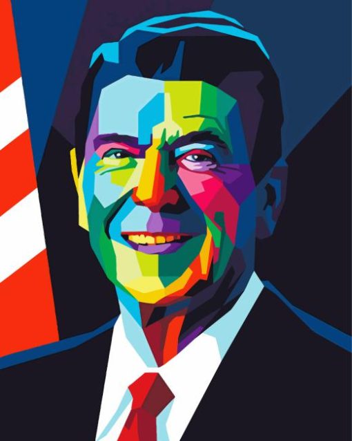 Ronald Reagan Diamond Painting