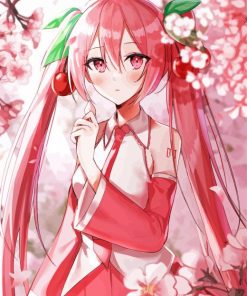 Sakura Miku Diamond Painting