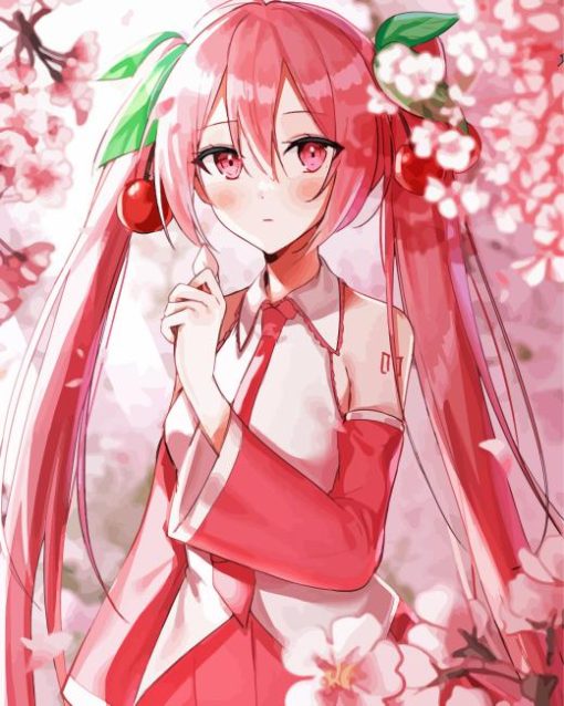 Sakura Miku Diamond Painting