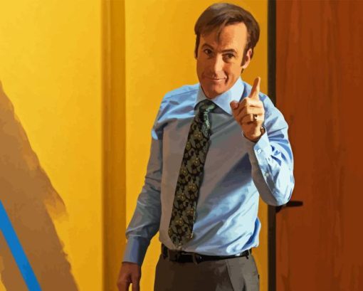 Saul Goodman Character Diamond Painting