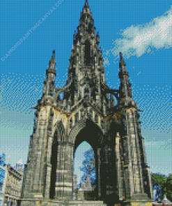 Scott Monument Diamond Painting