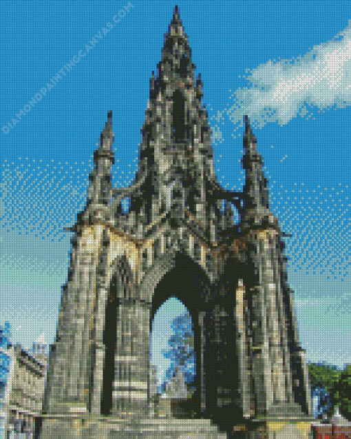 Scott Monument Diamond Painting