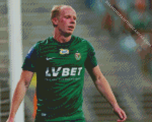 Slask Wroclaw Footballer Diamond Painting