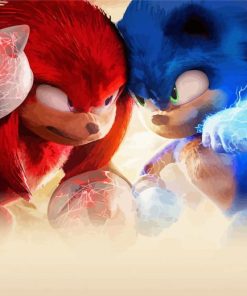 Sonic And Knuckles Diamond Painting