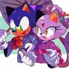 Sonic Blaze Couple Diamond Painting