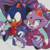 Sonic Blaze Couple Diamond Painting