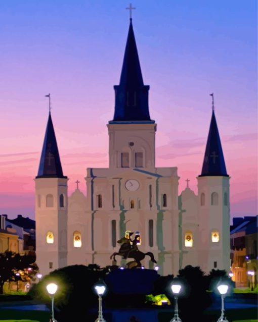 St Louis Cathedral Diamond Painting