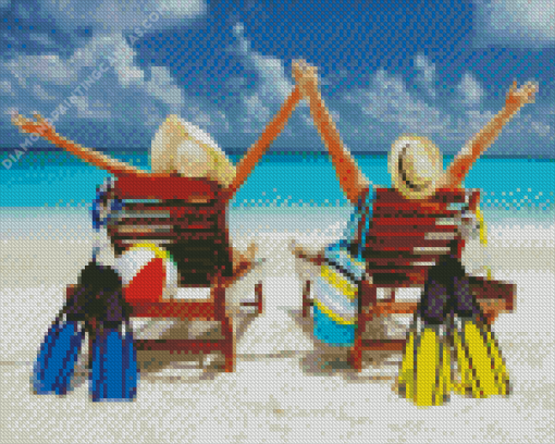 Summer Relax Beach Diamond Painting