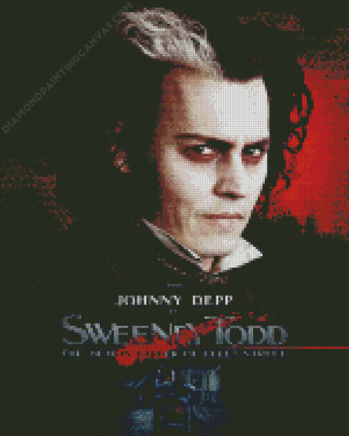 Sweeney Todd Poster Diamond Painting