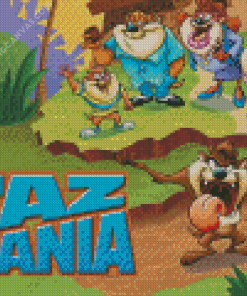 Taz Mania Diamond Painting