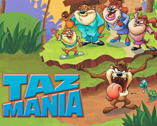 Taz Mania Diamond Painting