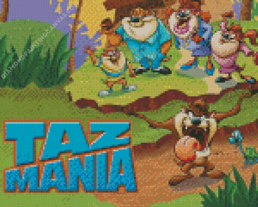 Taz Mania Diamond Painting