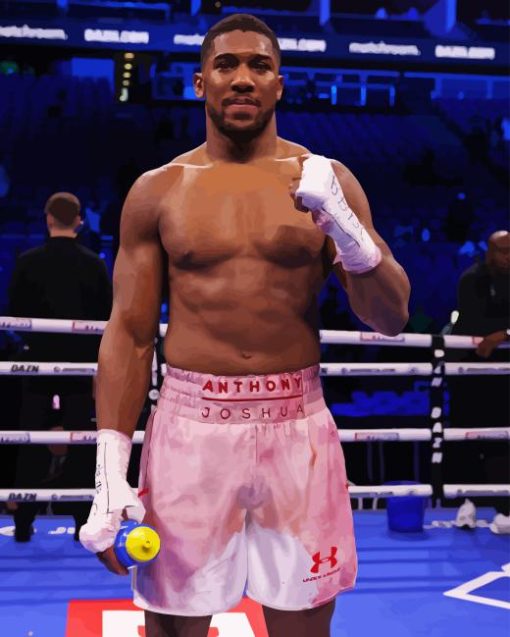 The Boxer Anthony Joshua Diamond Painting