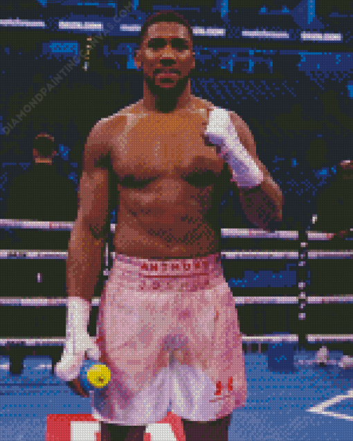 The Boxer Anthony Joshua Diamond Painting