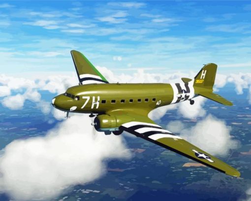 Douglas C47 Skytrain Diamond Painting