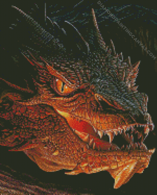 The Smaug Hobbit Diamond Painting