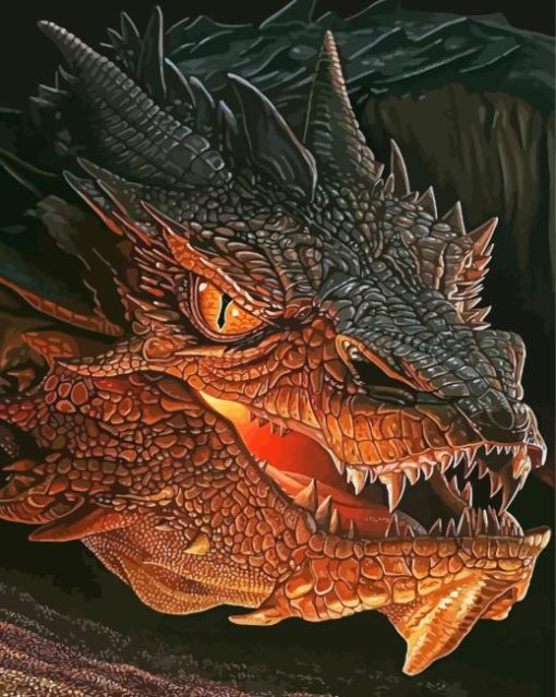 The Smaug Hobbit Diamond Painting