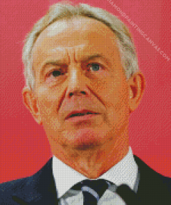 Tony Blair Diamond Painting