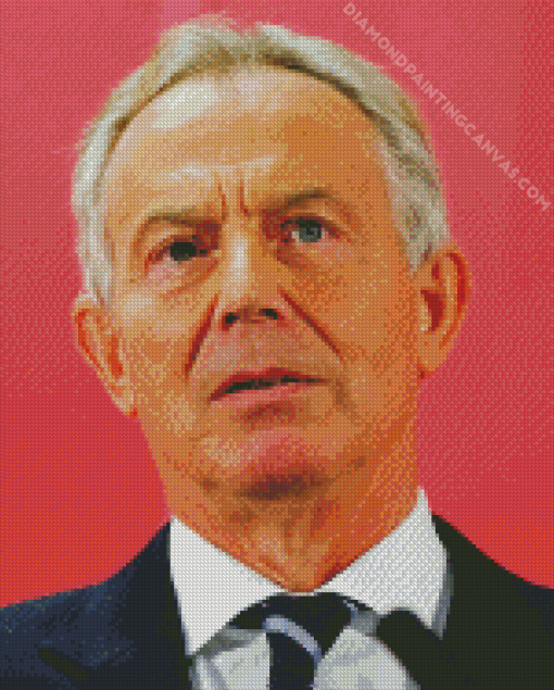 Tony Blair Diamond Painting