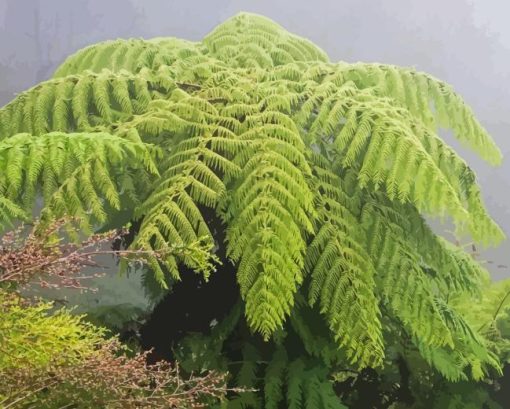 Tree Fern Diamond Painting