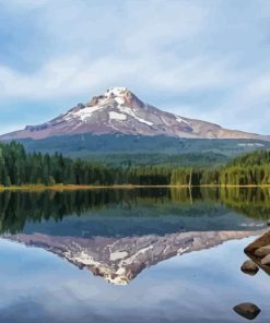 Trillium Lake Diamond Painting