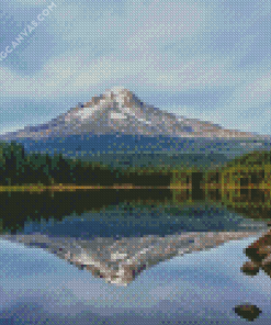 Trillium Lake Diamond Painting