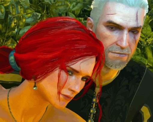 Triss And Geralt Diamond Painting