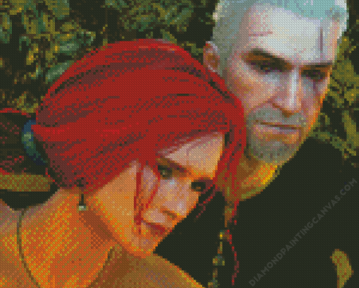 Triss And Geralt Diamond Painting