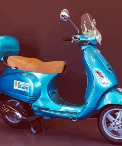 Turquoise Vespa Diamond Painting