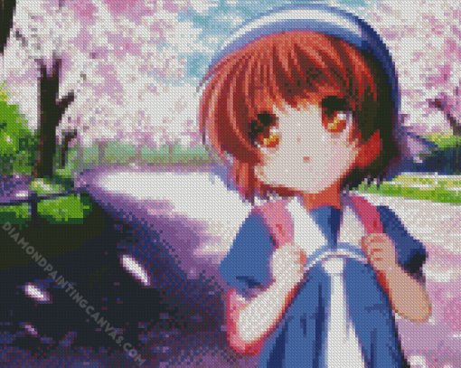 Ushio Okazaki Clannad Diamond Painting