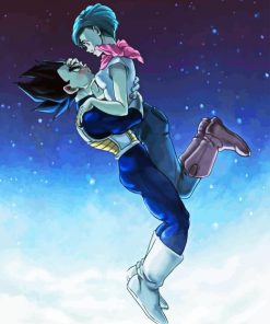 Vegeta And Bulma Diamond Painting