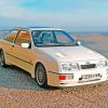 White Cosworth Diamond Painting