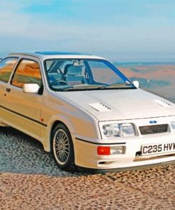 White Cosworth Diamond Painting