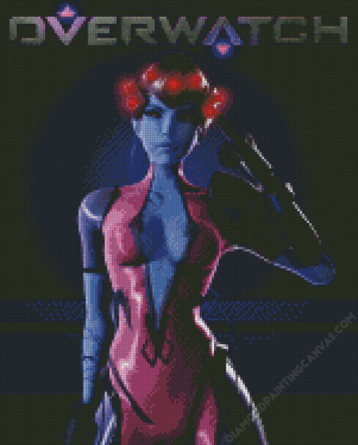 Widowmaker Overwatch Poster Diamond Painting