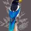 Yellow Billed Magpie Diamond Painting