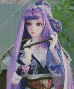 Anime Chinese Doll Diamond Painting