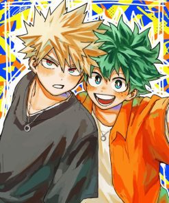 Bakugo And Deku Diamond Painting