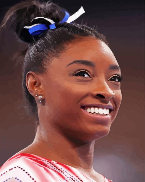 Biles Simone Diamond Painting