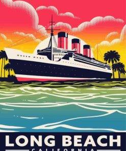 California Long Beach Diamond Painting