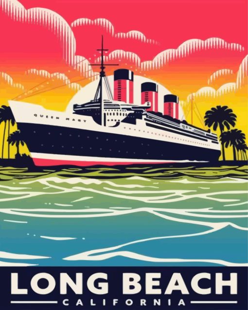 California Long Beach Diamond Painting