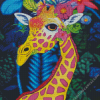 Colorful Giraffe Diamond Painting