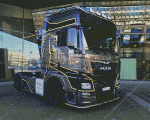 Cool Man Truck Diamond Painting