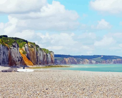 Dieppe Beach Diamond Painting