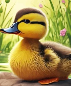 Duck Cartoon Diamond Painting