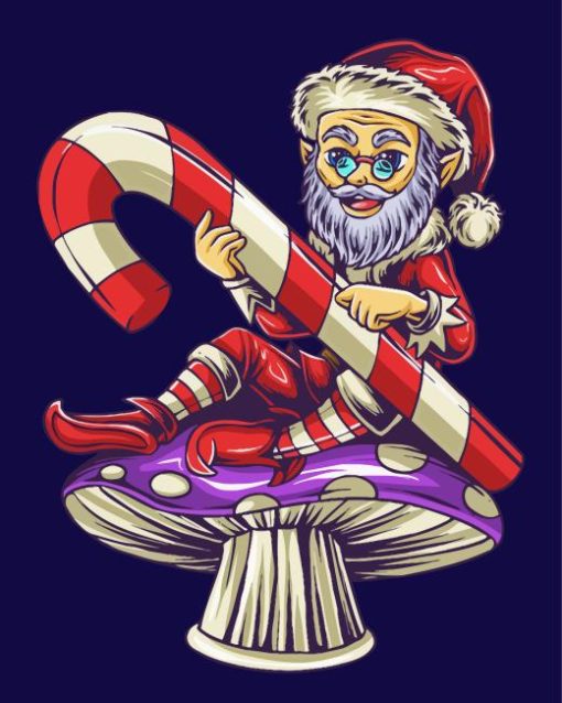 Dwarf Santa Claus Diamond Painting