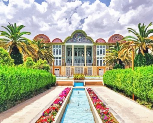 Eram Garden In Shiraz Diamond Painting